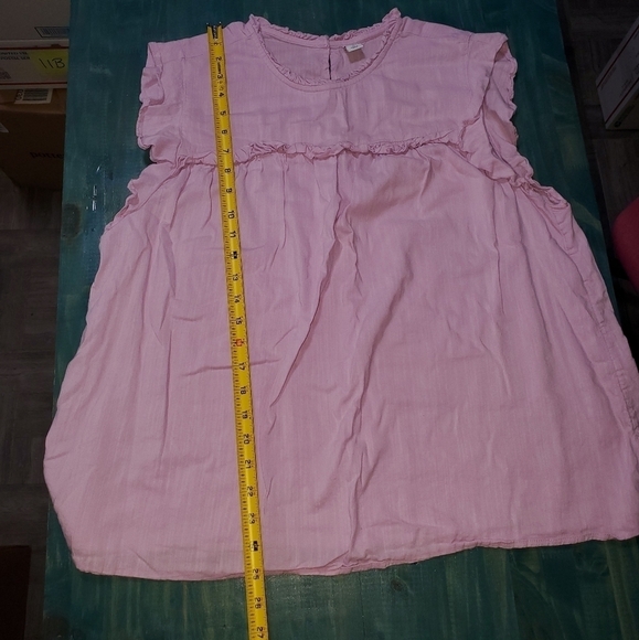 Sleeveless Pink Ruffle Top XL - Picture 7 of 7